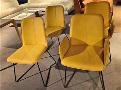 Lederland ROTTERDAM Showroommodel Bibian Eetkamerstoelen
